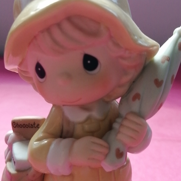 Precious moments "I'm there for u rain or shine" figurine, discontinued collecta - Picture 3 of 7
